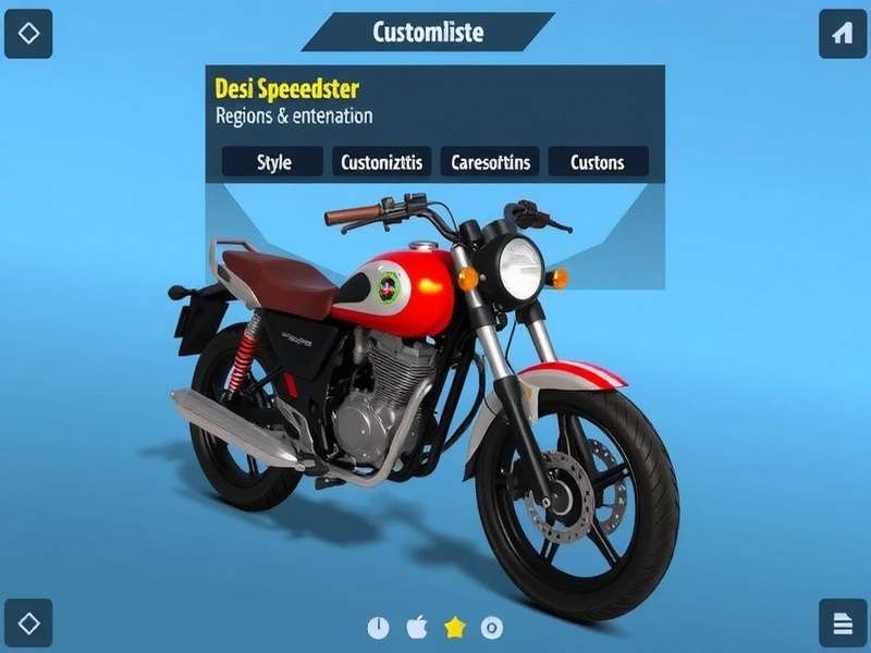 Desi Speedster Cycle customization options